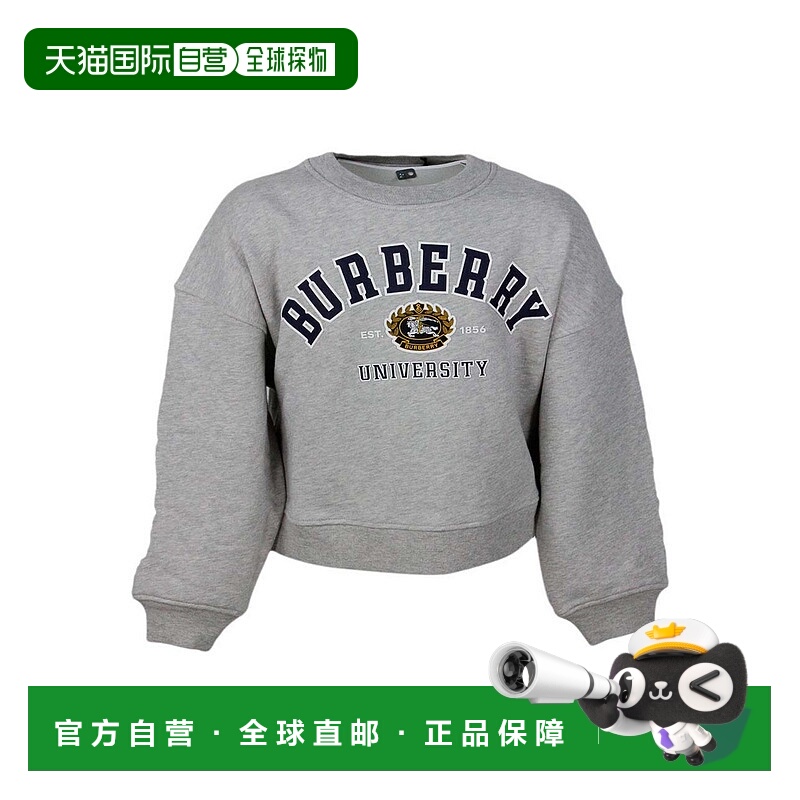 1h可退 BURBERRY 男士卫衣 80685961004 AW2024 灰色 Burberry sw