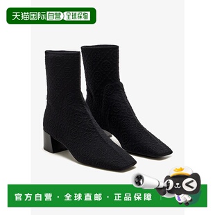 TORY BURCH 女士靴子 164260006 AW2025 黑色 STRETCH ANKLE BOOT
