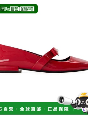 VERSACE 女士芭蕾乐福鞋 1016073D2VE AW2024 红色 Versace Giann