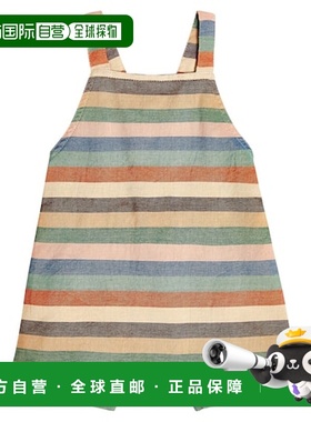 1h可退 潮奢 Caramel 婴儿 Correa 条纹棉质工装裤童装