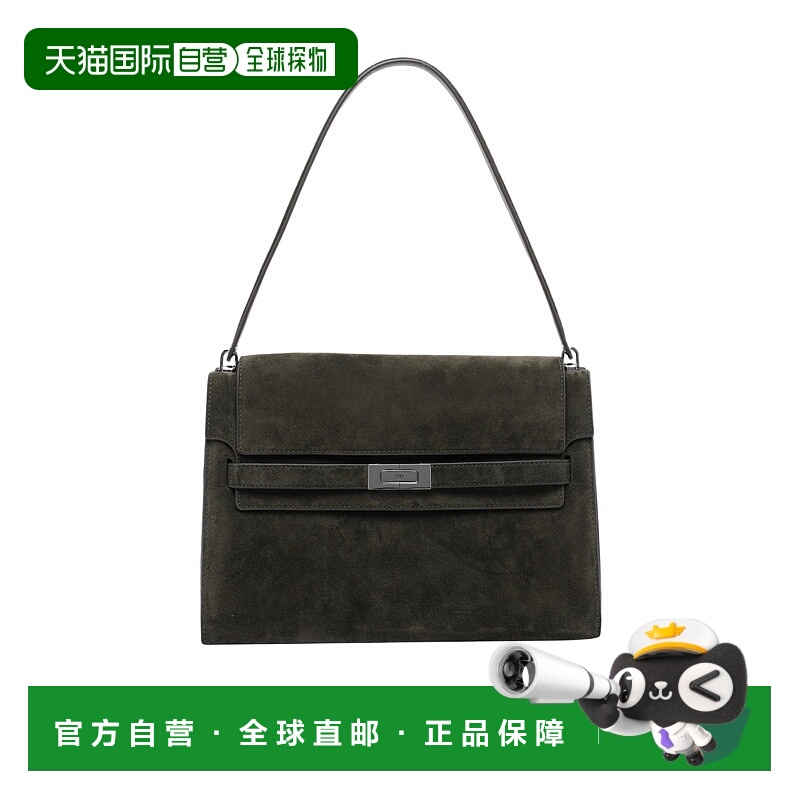 1h可退 TORY BURCH 女士单肩包 169256301 AW2025 黑色 顶部手柄