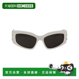 黑色 BALENCIAGA AW2024 BB0321S005 几何框太阳镜 女士眼镜