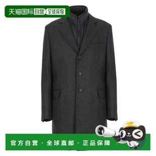 羊毛和羊绒双层大衣 1h可退 男士 Fay NAM53491390GAH外套 潮奢