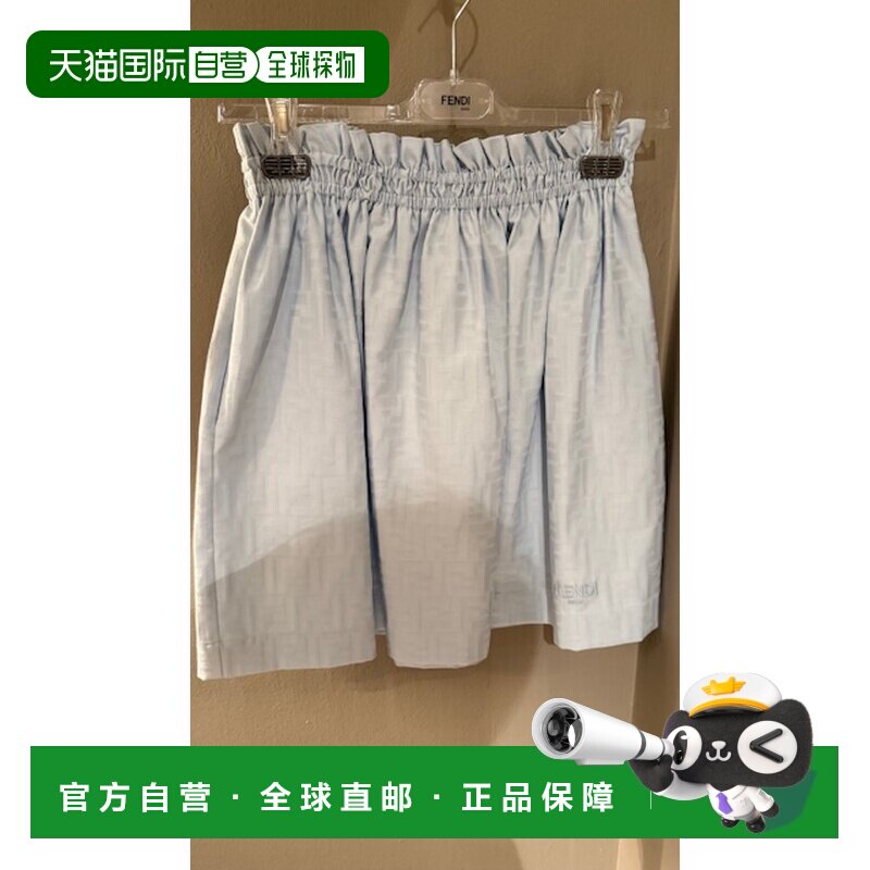 1h可退 FENDI 女童连衣裙 JFE163AS64F1QYB SS2025 花色半身裙 - 实物图