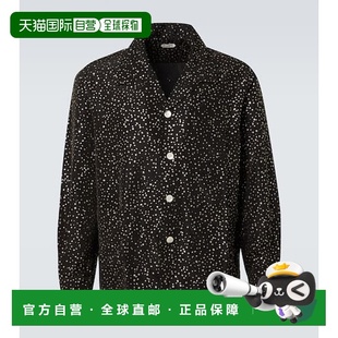 男士 Bode 亮片罗缎衬衫 black黑色 1h可退 舒适时尚 潮奢