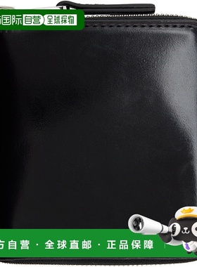 1h可退 潮奢 Lemaire 男士 黑色 Patina Zip 钱包 SL0039LL0165