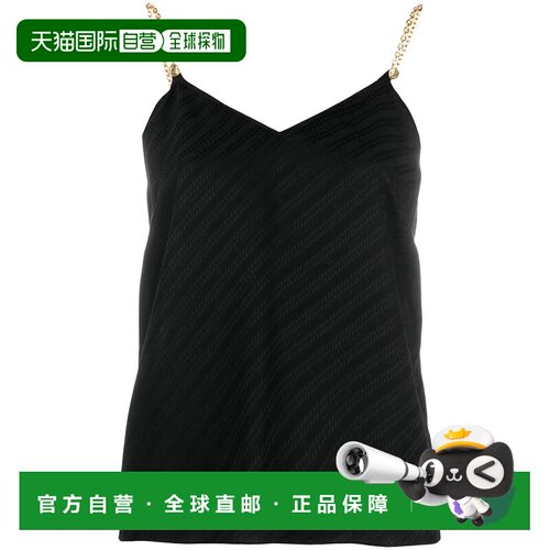 GIVENCHY 女士背心吊带 BW60SL12JB001 SS2023 黑色 chain strap