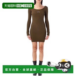 A141880DLAX5FP AW2025 棕色 1h可退 Vera 女士T恤 mini DIESEL