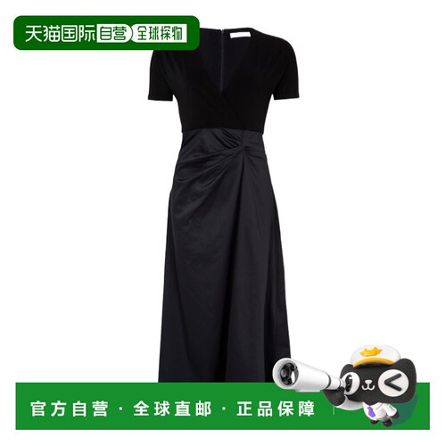 1h可退 奢淘 Max Mara V领长款连衣裙 女 MAX9W375