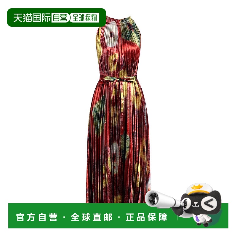 1h可退 潮奢 ULLA JOHNSON 女士 长款连衣裙 orange橙色 舒适时尚