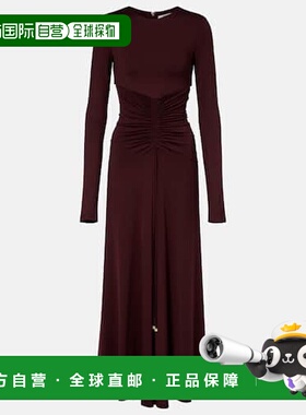 1h可退 潮奢 MaxMara 麦斯玛拉 女士 Doppia 褶皱长款连衣裙长裙