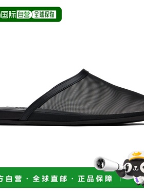 1h可退 潮奢 Ancient Greek Sandals 女士 黑色 The Slipper 穆勒