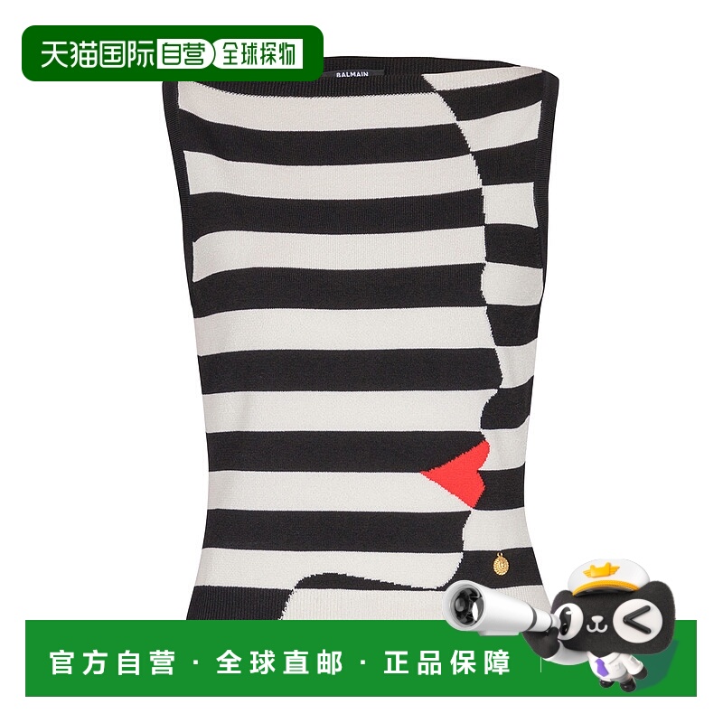 1h可退 BALMAIN 女士背心吊带 EF0AG623KI32EJR SS2025 花色