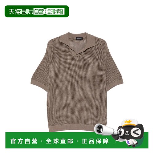 TAGLIATORE 男士T恤 TILLEY727BROWN SS2026 棕色上衣男装