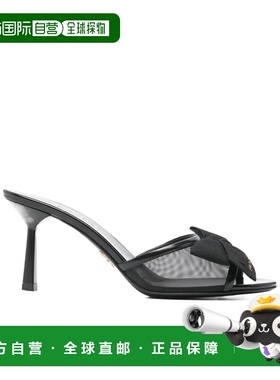 PRADA 女士高跟鞋 1XX78977TF075F0002 SS2026 黑色凉鞋