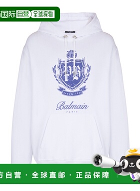 BALMAIN 男士针织衫 FH0JT255GF30GWX AW2025 白色 Hoodie卫衣