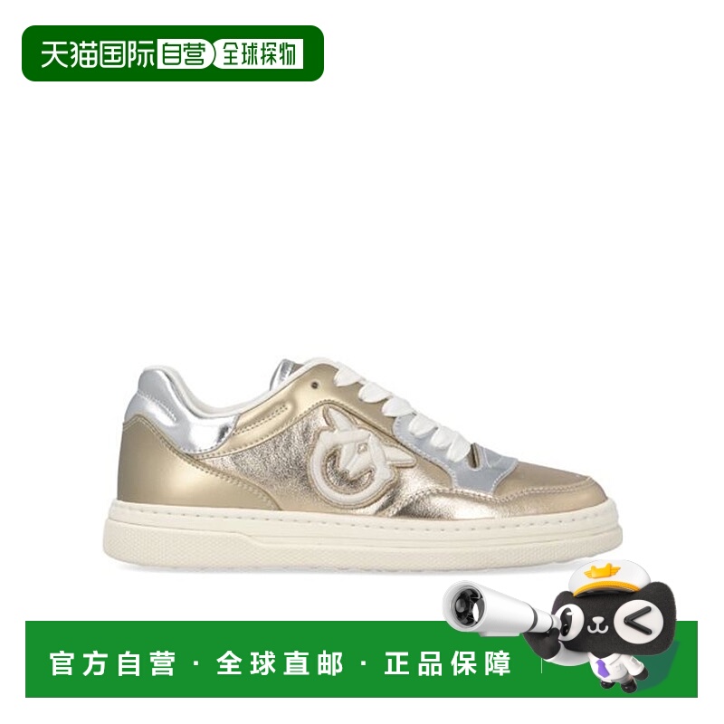 1h可退 PINKO 女士运动鞋 SS0077P049B45 AW2025 白色 系带运动鞋