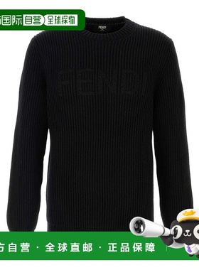 FENDI 男士卫衣 FZX091AW0CF0QA1 SS2026 黑色长袖