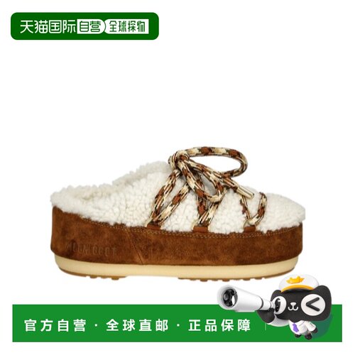 MOON BOOT 女士拖鞋 80D1460240MA03 AW2024 棕色 厚底拖鞋