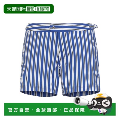 1h可退 奢淘 TOM FORD REGIMENTAL STRIPE SWIM SHORTS 男 BSS001