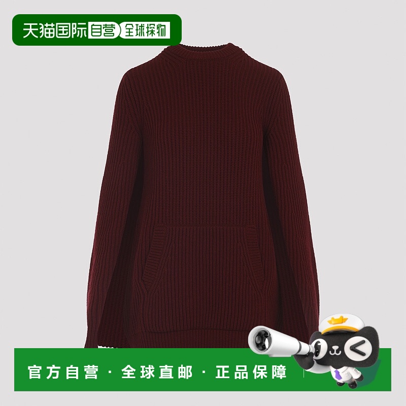 1h可退 MAX MARA 女士连衣裙 2521326233600008 AW2025 红色羊毛