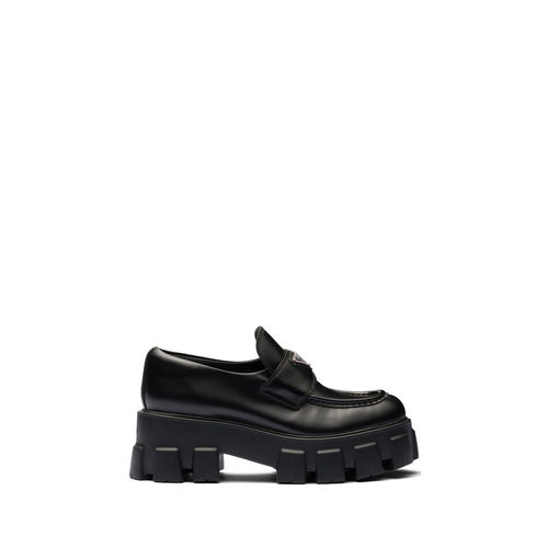 PRADA 女士芭蕾乐福鞋 1D649MFG055B4LF0002 CO 黑色 Black leath
