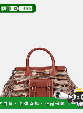 1h可退 潮奢 Chloe 蔻依 女士 Edith 中号羊绒皮革手提包单肩包