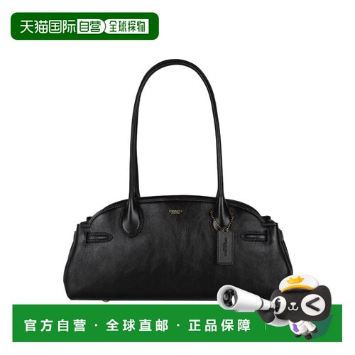 COACH Empire Carryall 34女士皮质单肩手提包蔻驰斜挎包单肩包