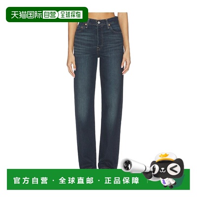 1h可退 潮奢 Levi'S 李维斯 女士 Ribcage 全长直筒牛仔裤 79078