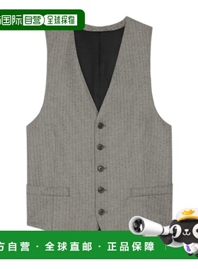 CELINE 男士夹克 RI00L438V09BT SS2025 灰色 无袖羊毛马甲