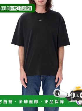 1h可退 潮奢 off-white 男士 黑色 Martyrdom Arrow Skate T 恤 O