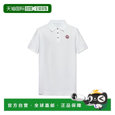 1h可退 CANADA GOOSE 男士POLO衫 1600M0WHITE CO 白色 Polo with
