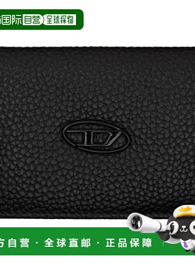 1h可退 潮奢 Diesel 迪赛 男士 黑色 Hissu Evo IV 卡包 X10385P0