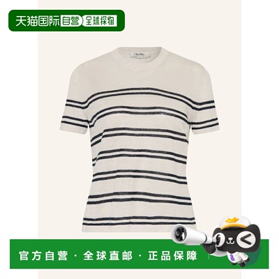 S MAX MARA 女士T恤 100301973317000 CO 花色 SM【付后1h可退】