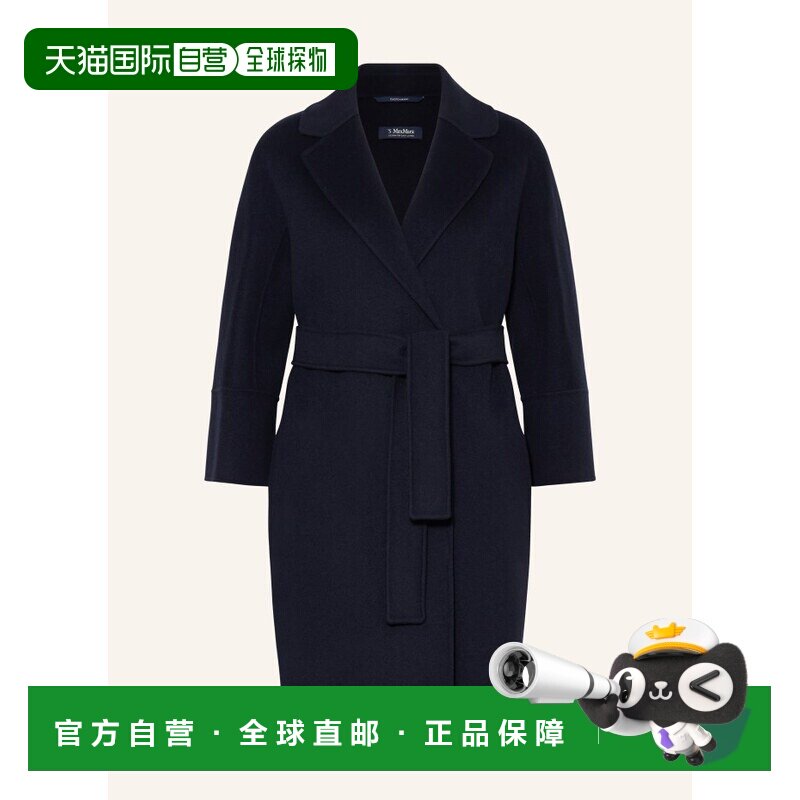 S MAX MARA 女士大衣 100159910017000 CO 深蓝色 Wool coat ARON