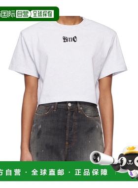 WE11DONE 女士T恤 WDTT025712WGY SS2025 白色 短款T恤