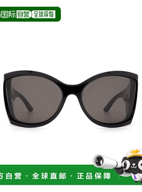 BALENCIAGA 女士眼镜 BB0154S001 SS2025 18NE43L0A太阳镜黑色