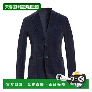 1h可退 潮奢 Santaniello 男士 西装外套 blue蓝色 舒适时尚