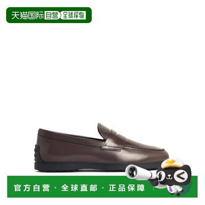 TOD'S 男士商务休闲鞋 XXM78L0JM60MG2S800 AW2025男鞋棕色乐福鞋