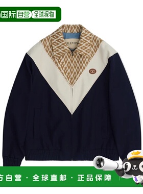 VALENTINO 男士外套 VCIQ20AK6CKV AW2025 蓝色 长袖休闲夹克男装