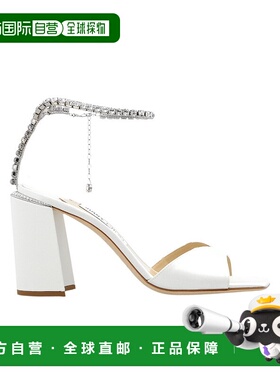JIMMY CHOO 女士凉鞋 SAEDASANDALBH85BGHIVORYCRYSTAL高跟鞋单鞋