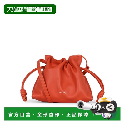 LOEWE 女士斜挎包 A411FC2XA65557 AW2026 红色 Flamenco 迷你单