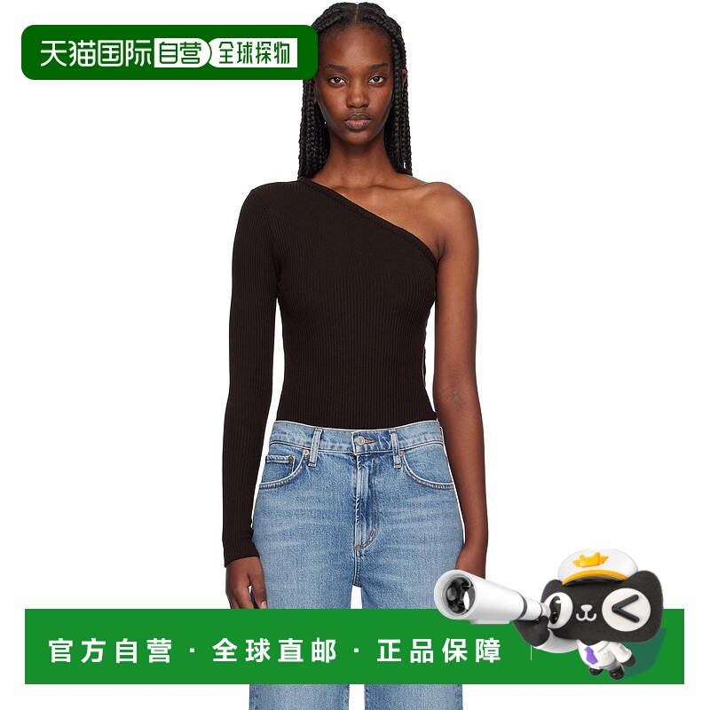 1h可退 潮奢 AGOLDE 女士 棕色 Glynn 连体衣 A72933048