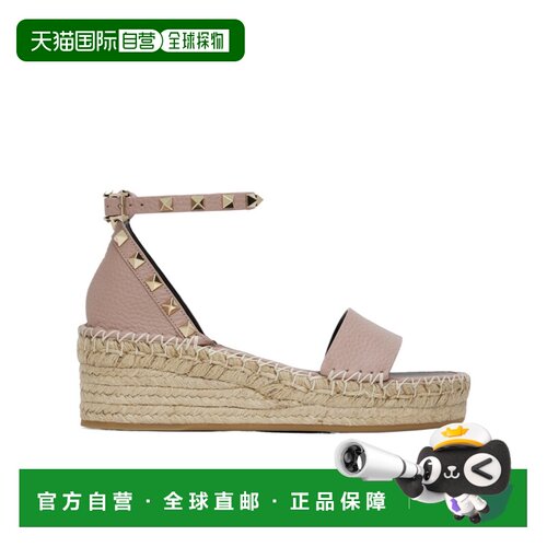 VALENTINO 女士凉鞋 WS0HB1VTOP98 CO 花色坡跟罗马鞋编织鞋