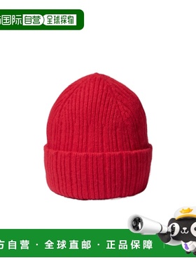 DRAKE'S 男士帽子 DR1AG12268605700 AW2024 红色 针织帽子