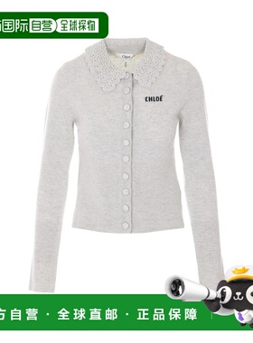 CHLOÉ 女士针织衫 26SMC0353000N SS2026 灰色 Adherent Cardigan