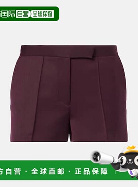 1h可退 潮奢 ALEX PERRY 女士 斜纹布短裤 red红色 舒适时尚