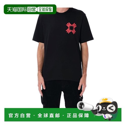 1h可退 AMIRI 男士T恤 AMJYTE1132001 SS2025 黑色短袖