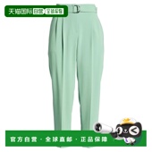 潮奢 舒适时尚 BOSS 女士 1h可退 green绿色 波士 休闲长裤