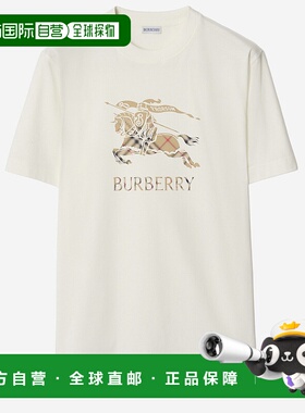 BURBERRY 男士T恤 8119014CHALK SS2026 白色